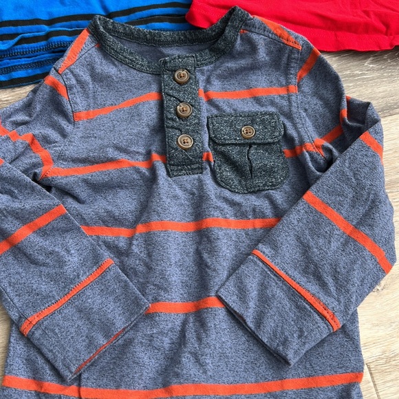 Lot of 5 boys long sleeve shirts size 2/2T - Picture 6 of 11